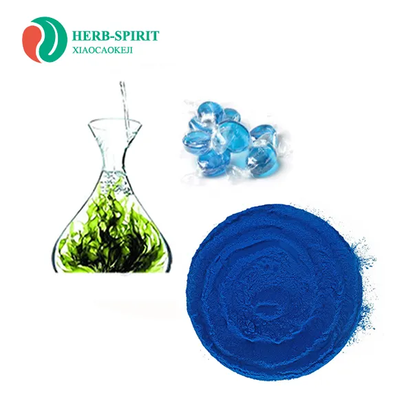 Phycocyanin-Polvo de espirulina azul, polvo de espirulina orgánico, Natural puro E 18