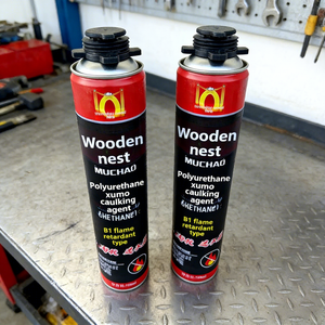 MU CHAO A22 750ml <span class=keywords><strong>Mousse</strong></span> <span class=keywords><strong>polyuréthane</strong></span> de qualité B à expansion par pulvérisation, haute <span class=keywords><strong>densité</strong></span>, blanche, économique - Product Image 3