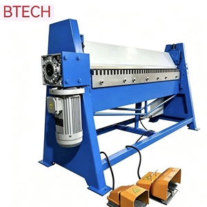 Plieuse semi-automatique industrielle pour tôles de conduits d'air en acier au carbone, 2500 mm, épaisseur 1,5 mm, facile à utiliser, garantie 1 an - Product Image 3