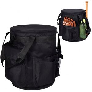 Sac de rangement pour seau de baseball de 6 gallons, sac de softball, housse de seau de softball, organisateur de seau de softball, fabriqué en usine BSCI - Product Image 1