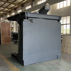 50kg 100kg 500kg 750kg horno de aluminio fundido con crisol puede derretir planta lingote máquina de fundición