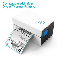 Rouleau d'étiquette thermique direct personnalisé et autocollant d'étiquette de transfert thermique pour imprimante