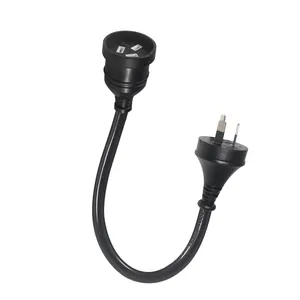 H05VV-F 0.75mm2 Australian Specification Power Cable Male Plug To Female High Quality Extension Power Cord