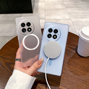 เคสแม่เหล็กใสแบบด้านบางเฉียบสำหรับ <span class=keywords><strong>OnePlus</strong></span> 13 12 11 10 9 8 RT Ace 5 3 2 Pro Nord CE 4 3 2 Lite รองรับการชาร์จไร้สาย ฝาหลังแบบด้าน - Product Image 4