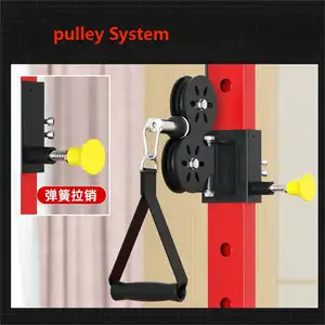 Wholesale Multifunctional Home Gym Comcercial Training Smith Squat Rack Cable Crossover Machine With Dual Pulleys System