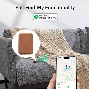 <span class=keywords><strong>Apple</strong></span> Find My App Compatible con billetera magnética GPS Tracker Finder Tracker Wallet Tarjetero para iPhone Tarjetas <span class=keywords><strong>de</strong></span> <span class=keywords><strong>crédito</strong></span> - Product Image 2
