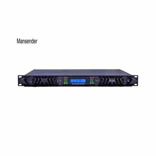 MS-42000 Professional 1U Class D Digital Audio Stereo Echo Amplifier High Quality 4CH Big Power 2000Watts OEM For Line Array