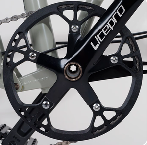 Bicicleta plegable CRANSTON D9k TRI-plegable de 16 pulgadas y 9 velocidades, frenos de disco hidráulicos, bicicleta plegable de alta calidad con marco de acero de molibdeno - Product Image 6