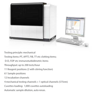 Mindray C3100 Clinical Analytical Instrument Double-Channel Semi-<strong>Auto</strong> <strong>Coagulation</strong> <strong>Analyzer</strong> for Human Blood Analysis System - Product Image 6