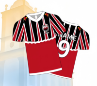 TF185 International Inspirierte Fußballtrikots Professionelle Fußballshirts Spielerversion Auswärts 100% Polyester Atmungsaktiv
