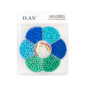 Set di Perline ILAN 10x10cm Colori Assortiti per Lavori Artigianali - Product Image 1