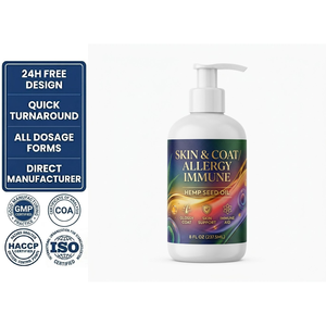 Aceite para la Piel con Aceite de Semillas de Cáñamo para Hidratar la Piel Seca y Calmar a Perros Ansiosos GMP ISO COA - Product Image 1