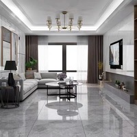 YDSTONE Vente en Gros Carrelage Carré Artificiel en Marbre Céramique Gris 600*600mm Carrelage Mural et de Sol en Porcelaine Émaillée