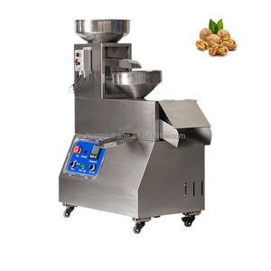 Petite machine d'extraction d'huile <span class=keywords><strong>de</strong></span> <span class=keywords><strong>lin</strong></span> et <span class=keywords><strong>de</strong></span> noix <span class=keywords><strong>de</strong></span> coco entièrement automatique, intelligente, à température contrôlée, capacité <span class=keywords><strong>de</strong></span> 15-20 kg/h - Product Image 2