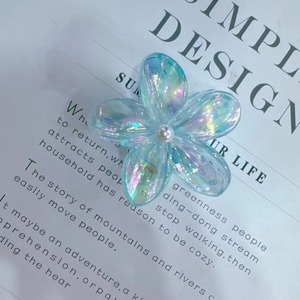 Summer <strong>Fantasy</strong> Women's Half <strong>Hair</strong> Clips Colorful Plumeria <strong>Hair</strong> Claws Back Head Bun Shark Clips Plastic Party Vacation Style - Product Image 3