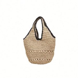 2025 Summer New Arrival <b>Large</b> Capacity Women's Casual Woven Straw <b>Bag</b> Vintage Fashion <b>Shoulder</b> <b>Bag</b> with Open Closure - Product Image 5