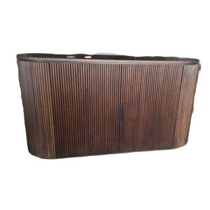 خزانة وسائط متعددة الاستخدامات فاخرة على الطراز الأمريكي من الخشب الصلب صديقة للبيئة لغرفة المعيشة - Product Image 1