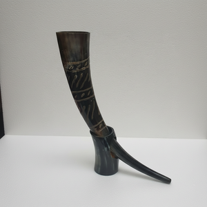 Best Handmade Carved Animal Eco-Friendly Buffalo Horn <b>Viking</b> Shot <b>Cup</b> for Parties - Product Image 1