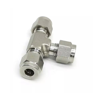 Swagelok Đầu Nối Ống Nén Hai Đầu Nối Ống Phụ Kiện Dụng Cụ Đầu Nối Ống Thép Không Gỉ 316 Bằng Ba Chiều - Product Image 3