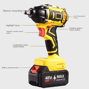 Электроинструмент бесщеточный ударный ключ Аккумуляторный ударный ключ 21 В Электрический ударный ключ электроинструменты - Product Image 5