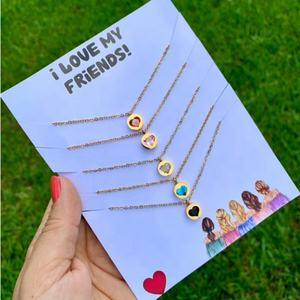 Collier en cristal de diamant de haute qualité, pendentif en forme de cœur, bijoux - Product Image 1