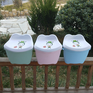 Taburete de almacenamiento portátil para niños, tipo cuadrado grande con tapa, taburete grueso para bebés para juguetes y necesidades diarias - Product Image 2