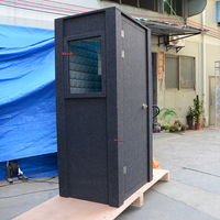 Cabine acoustique portable pour audiologie, isolation, pratique de la guitare, de la batterie, enregistrement, cabine vocale, studio de répétition musicale