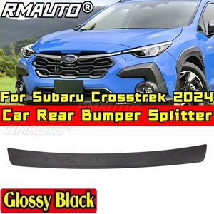 Rear Bumper <b>Splitter</b> Compatible with Subaru Crosstrek 2024 Body Kit Rear Diffuser Protector Lip Car Accessories - Product Image 1