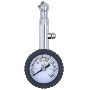 MAXIWORLD Neumático de Metal Pequeño, Varilla de Inflado, Medidor de Presión de Neumáticos, Desinflador, Tipo de Dial Universal, Auto, Motocicleta - Product Image 4