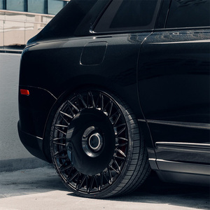 Rines Deportivos Forjados <span class=keywords><strong>de</strong></span> 18 19 20 21 22 23 24 Pulgadas, 6061T6, Negro Brillante, para Autos Deportivos, Compatibles con Mercedes Benz GLE GLS Clase G G63 - Product Image 4