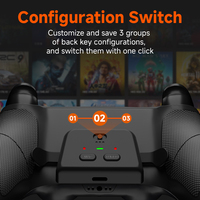 Kit de remapping avec 2 boutons arrière en métal, compatible avec les manettes PS5 BDM-030/040/050/060, boîtier de module de manette PS5 DIY, NOUVEAU