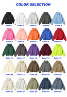 Vente en gros de sweats à capuche unisexes en coton pour l'automne, surdimensionnés, avec broderie 3D et impression numérique, en molleton personnalisé
