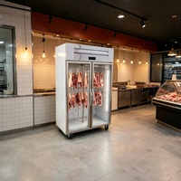 Vitrine Réfrigérée Verticale Grande Capacité pour Viande (Bœuf, Mouton) – Présentoir Réfrigéré pour la Conservation des Aliments Frais