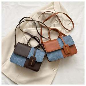 Bolsos cruzados vintage para mujer, bolso bandolera pequeño con bordado Lingge, bolso de hombro tipo cámara para mujer, modelo R2126 - Product Image 3