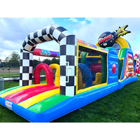 Parcours d'obstacles géant en PVC pour jeux sportifs en plein air, parc commercial, fête, obstacles gonflables pour adultes et enfants