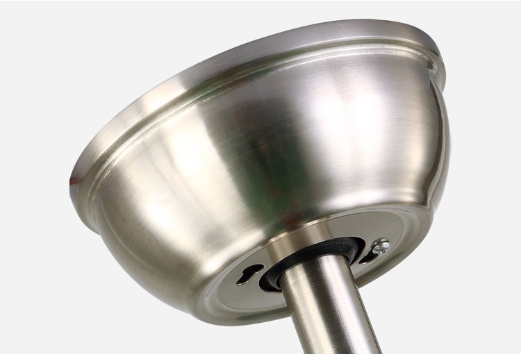 Breeze.Lux High brightness 42 inch Metal Lamp Body Grey Fan Leaf natural wind ceiling Fan Light