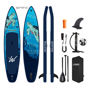 Tabla de SUP de Competición RACE de 12' (365 cm), Tabla de Paddleboard Inflable de Doble Capa con Tecnología Drop Stitch para Surf, Color Negro, Tabla de Competición de 12' RA - Product Image 3