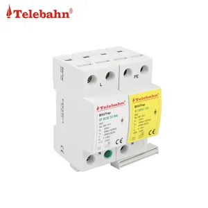 Telebahn BT BCM 50 RM/1 N 3 NPE 30Ka 70Ka 255V 280V AC低電圧スマートアレスターデバイスSpdサージ保護デバイス