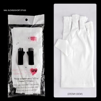 Gants de manucure lavables longs ou courts en gros, gants anti-UV pour lampe à ongles en gel