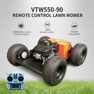 Tondeuse à brosse rotative télécommandée pour l'entretien des pelouses sous panneaux solaires, moteur essence 550 mm, fabriquée en Chine - Product Image 1