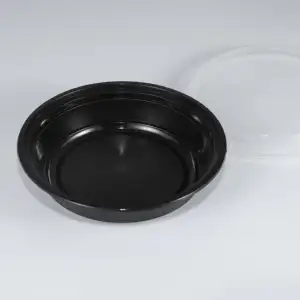 Wholesale Restaurant Food Catering Microwave Disposable 16 Oz Deli Bowl Plastic Takeout PP Container With Clear Lid