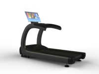 Equipo Deportivo de Uso Comercial, Caminadora Eléctrica para Correr, Pantalla Táctil LCD de 21.5 Pulgadas, Máquina de Caminar