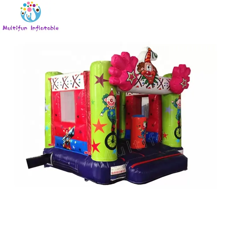 Toddler Bouncy Castle Clown Circus Inflatable Nhảy Bounce Castle Để Bán