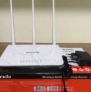 Tenda F3 haute vitesse 300Mbps 2.4GHz 3 * 5dBi routeur <span class=keywords><strong>Wifi</strong></span> domestique sans fil répéteur de Signal à <span class=keywords><strong>fibre</strong></span> - Product Image 1