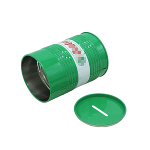 Dầu Trống Vòng Shape Giá Rẻ Con Heo Đất Ngân Hàng Kim Loại Tiền Tiết Kiệm Hộp Thiếc - Product Image 6