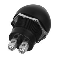 Sakelar Tombol Tekan Sementara 22MM 12V-24V 10 Amp (ON)-Off, Sakelar Pengapian/Mobil Tombol Tekan untuk Menyalakan Mesin/Klakson untuk Perahu Traktor.