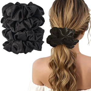 Coleteros de Seda de Morera 100% Pura, Más de 3 cm, Coletero de Seda Natural, Coletero Brillante para Mujer - Product Image 1