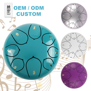 Tambour à lames métalliques 6 tons en acier inoxydable et acier au carbone de 15 cm (6 pouces) 2023 avec logo personnalisé - Product Image 1