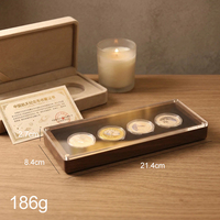 Boîte de rangement pour pièces de monnaie en bois de noyer noir, longue et rectangulaire, en noyer d'Amérique du Nord, pour collection de médailles et badges, avec couvercle transparent visible
