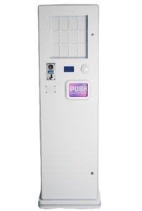 Large Size Two-Column Metal <b>Coin</b>-Operated Sticker and Card Vending Machine With SDK Function CE Certified <b>Capsule</b> Toy Machine - Product Image 2